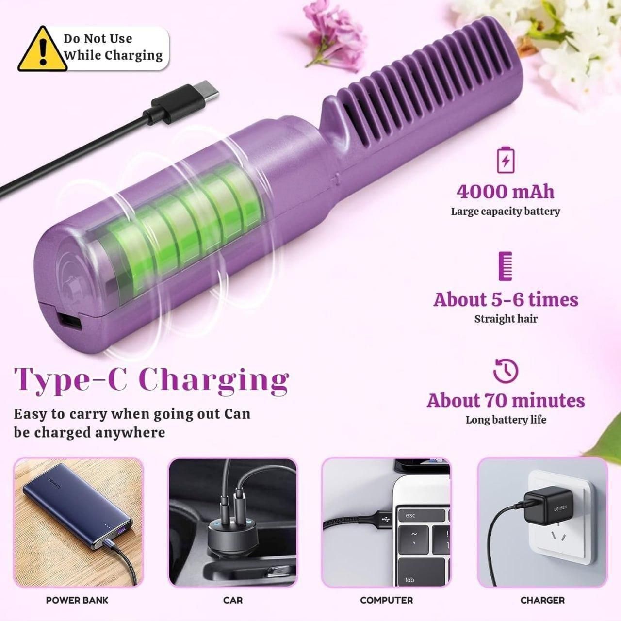 Mini Mobile Hair Straightener
