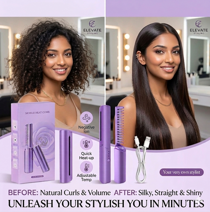 Mini Mobile Hair Straightener